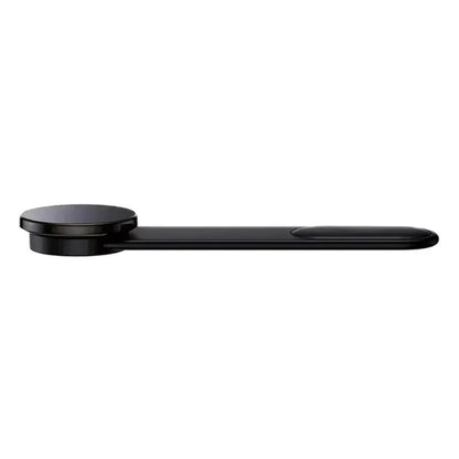 Magnum: Sleek Memory Metal 15W MagSafe Wireless Car Charger & Magnetic Phone Holder with Ultra-Strong Grip, Flexible Aluminum Bendable Arm & Dashboard Mount