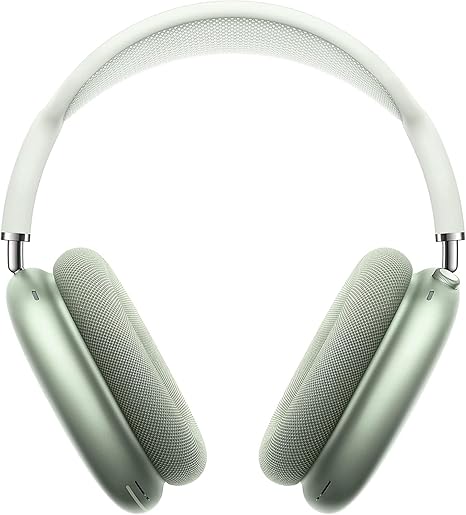 AirPods Max™ – Wireless Over-Ear Headphones with Bluetooth 5.0, Active Noise Cancellation, Spatial Audio, 20H Battery Life, Fast Charging via USB-C, On-Device Controls, Built-in Mic | iOS & Android Compatible | Free Buds | 1 year Warranty