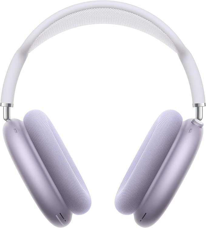 AirPods Max™ – Wireless Over-Ear Headphones with Bluetooth 5.0, Active Noise Cancellation, Spatial Audio, 20H Battery Life, Fast Charging via USB-C, On-Device Controls, Built-in Mic | iOS & Android Compatible | Free Buds | 1 year Warranty