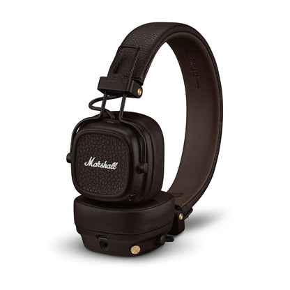 Marshall Major V – Wireless Bluetooth Headphones with Iconic Marshall Design, Custom-Tuned 40mm Drivers, 100+ Hour Battery Life, Fast Charging, Dual Mic for Calls, Foldable Travel-Friendly Build | Premium Sound | 1-Year Warranty | 14-Day Easy Returns